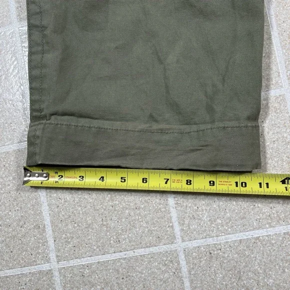 Vintage Y2K No Boundaries Cargo Pants Men 34x31 Olive Green Paratropper Baggy - Picture 9 of 9